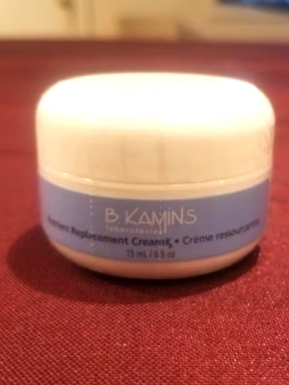 B. Kamins Nutrient Replacement Cream Kx- 15ml/.5oz TRAVEL SIZE